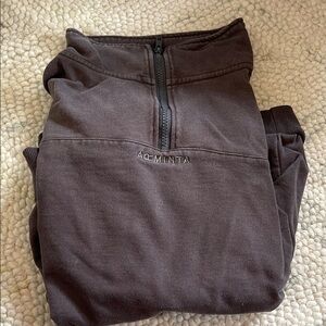 Arminta 3/4 zip oversized fit sweatshirt